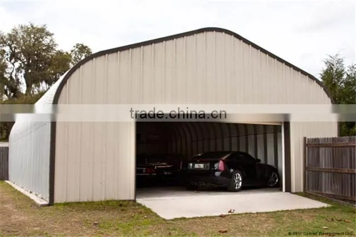 Base price prefabricated steel building metal garage