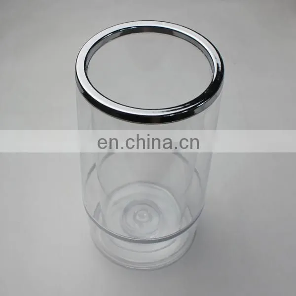Plastic Double Wall Wine Bottle Table Cooler