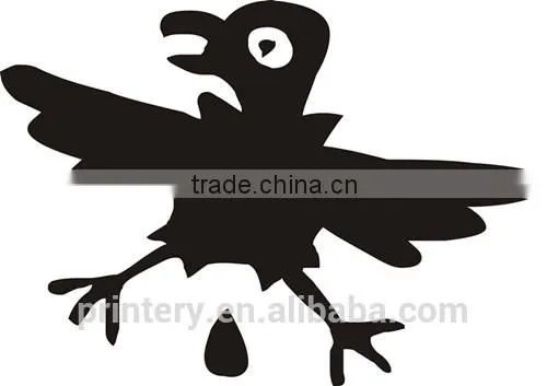 2014 Halloween cute decal high quality electrostatic window stickers, removable window stickers,gel window sticker