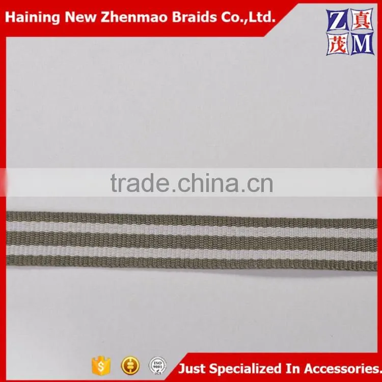 Wholesale polyester webbing woven striped strap