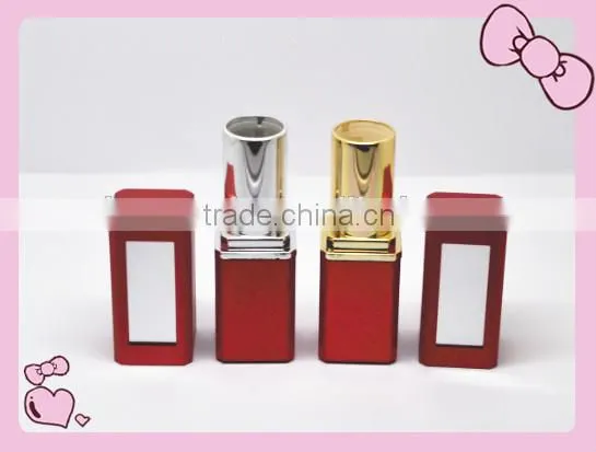 colorful fancy red lipstick tube from China, metal lipstick tube