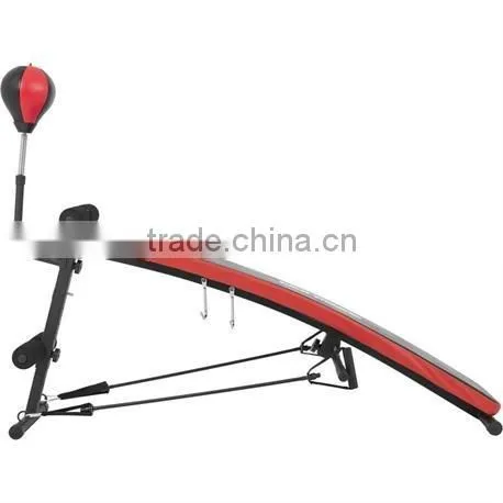 Ab Workout Incline Sit Up Bench with Punching Ball