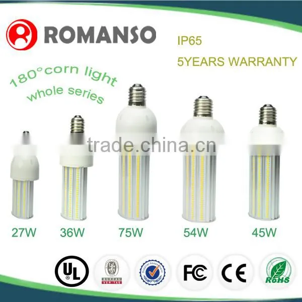 Diameter 90mm Compatible INductance Ballast IP65 Ingress Protection 54W LED Corn Light