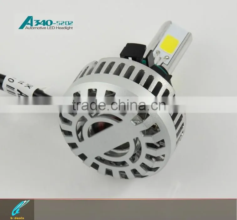 B-deals RoHS CE CANBUS A340 Led COB Headlight 9V~36V 40W 3600LM 40w led lights 5202