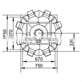 10 head weigher Packaging Machine
