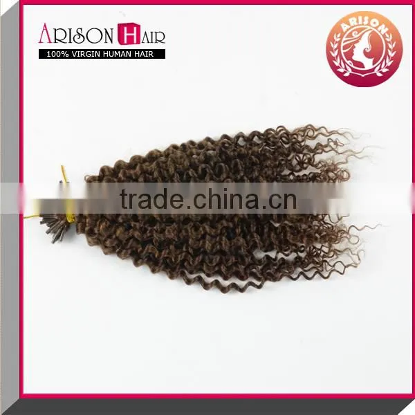100% Remy Brazilian virgin hair I tip hair extension