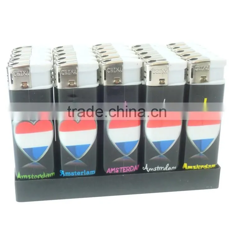 China yiwu wholesale cheap disposable cigarette lighter with wrap paper
