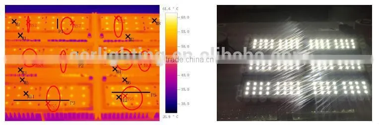 Parking garage LED lamp with storage battery 180w IP65 for indoor car parking lot