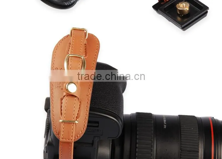 Colorful leather camera wrist hand straps