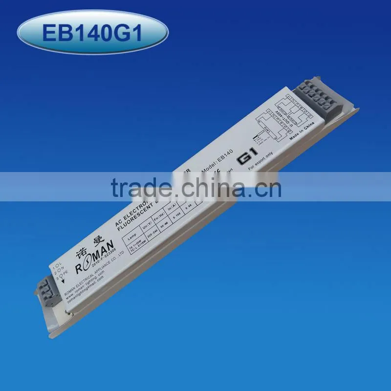 T8 Electronic ballast, 36/40W, 0.95PF