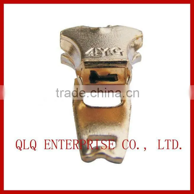 Leather zipper slider