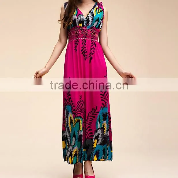 Rose Color Lady Dress