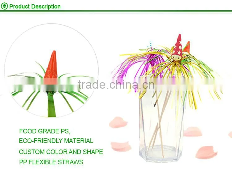 clown palm custom party decorative wooden toothpick