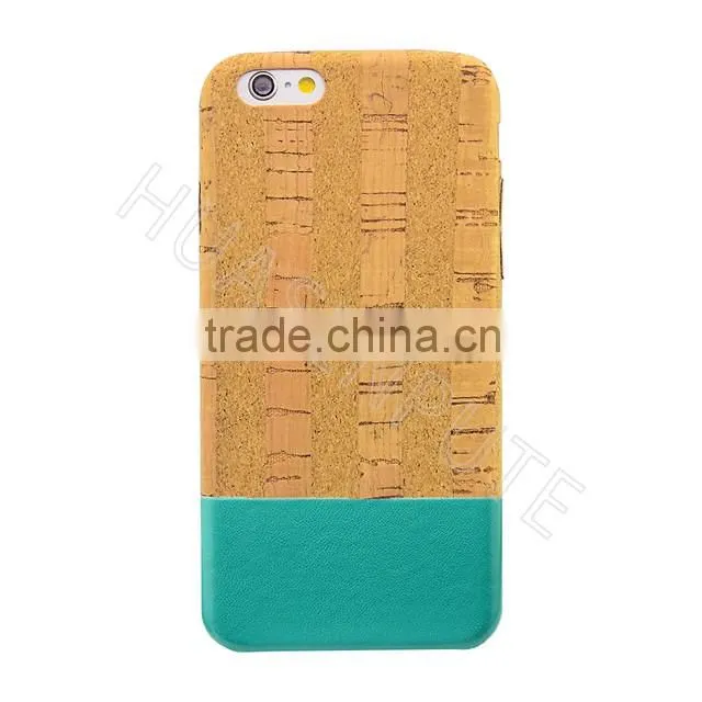 Chic Wooden Hybrid Cellphone case and Impeccable Eco-leather Back Cover Case phone Cover For Apple iPhone 6s