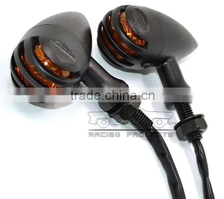 BJ-SL-063 Ultra Bright E-Mark Aluminum 12V Amber LED Motorcycle Turn Signal LED Light