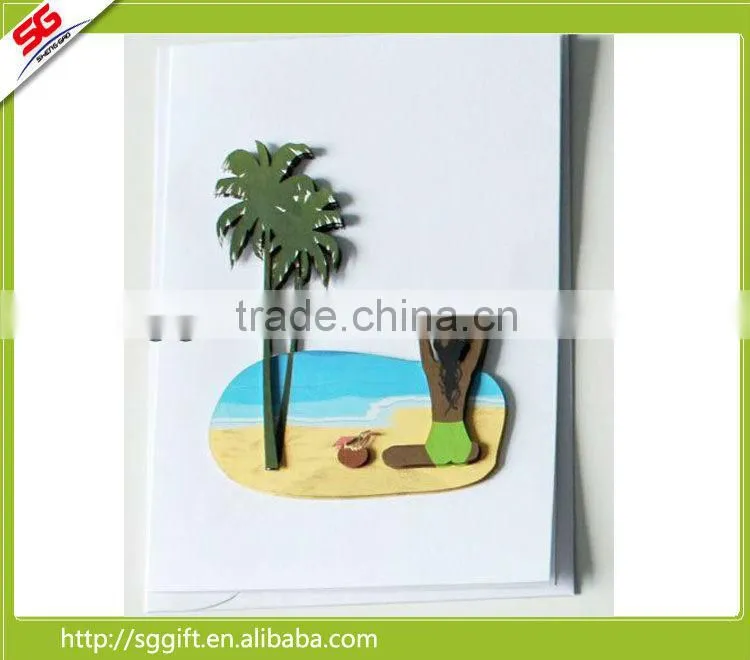 handmade birthday card/invitaiton card/handmade decoration greeting card
