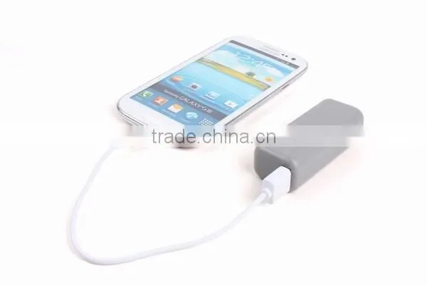 AWC716 2000mah cheap portable 18650 power bank li-on usb power charger for multiple phones