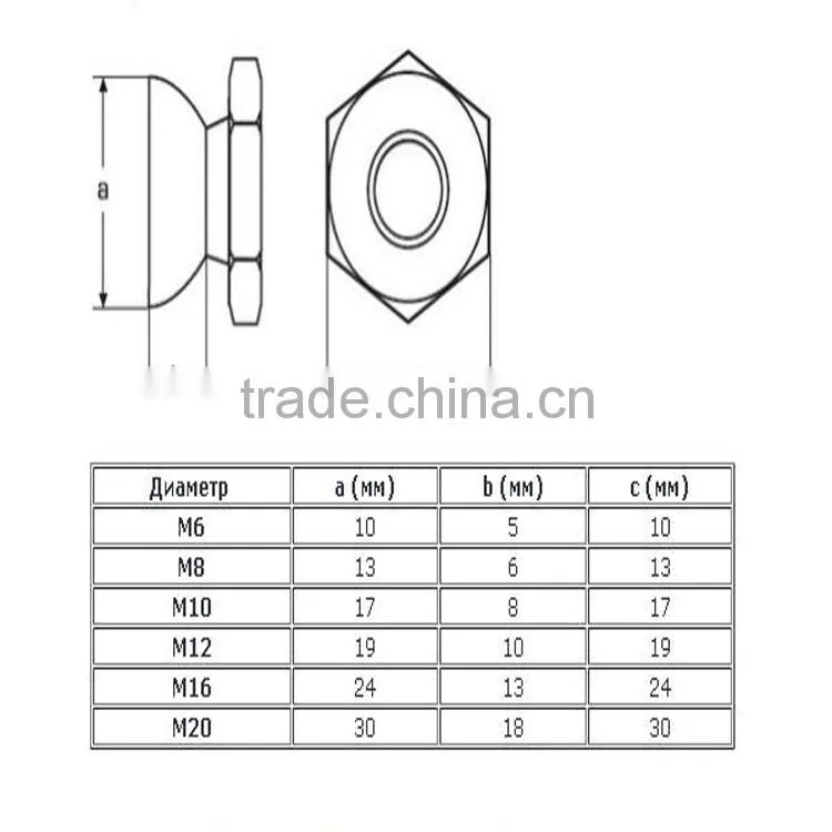 DIN9305 shear lock nut