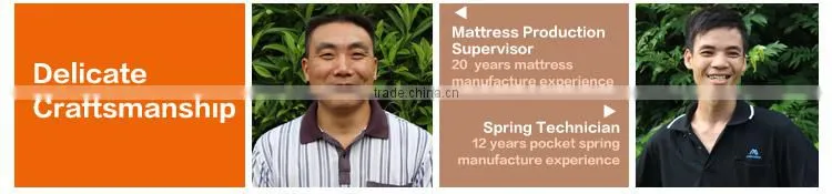 2015 best quality coil spring mattress with memory foam for 5 star hotel