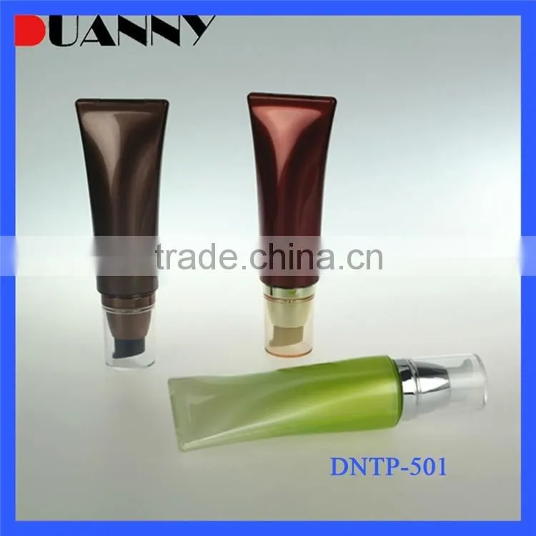 Packaging Cosmetics Plastic Containers Empty Round Tube