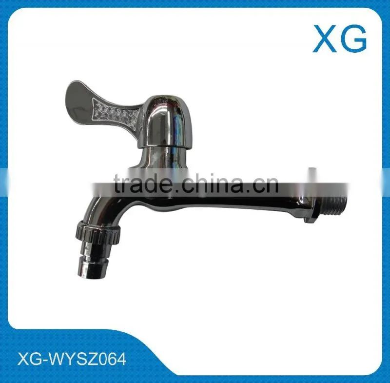 Triangular handle water faucet tap/single handle water bibcock tap/cross handle water faucet brass long body tap/Basin faucet