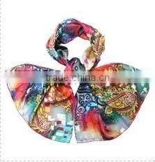 2012 the lastest silk scarves,skull scarf winter