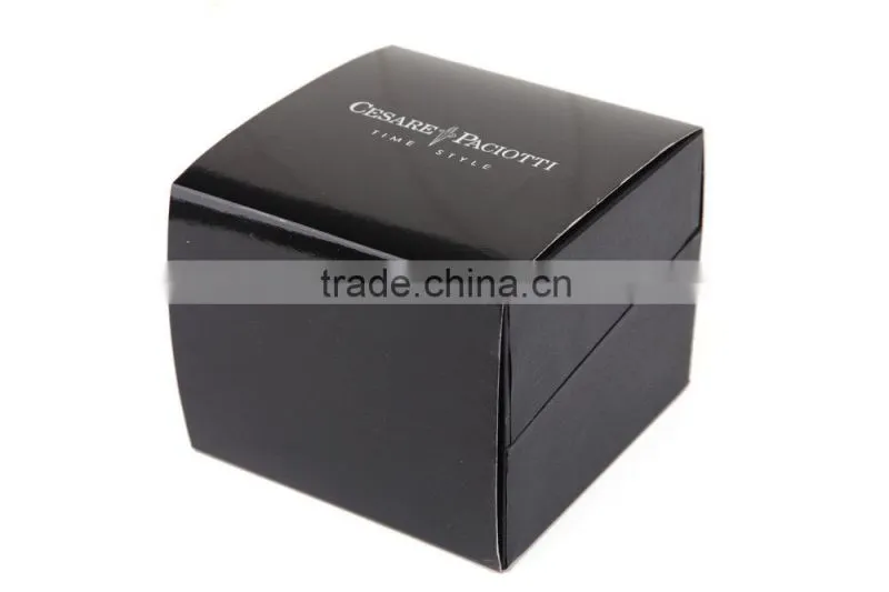 Custom Black Art Paper Watch Box with Factory Price