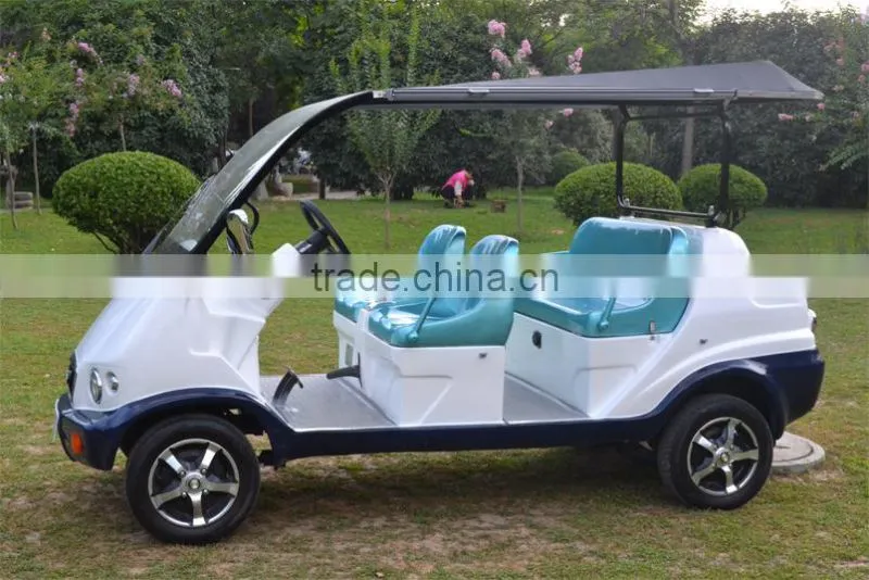 Kingwoo 4 seat small zone electric golf cart
