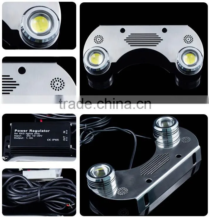 Blue White 2x9W Surface Mount LED Marine Navigation Lights