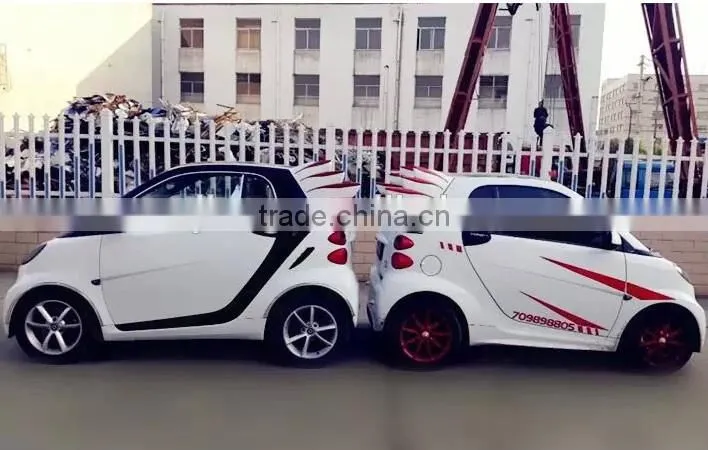 Lovely Wings for Smart Car Decoration ABS Made Auto Refitting for Smart Wings