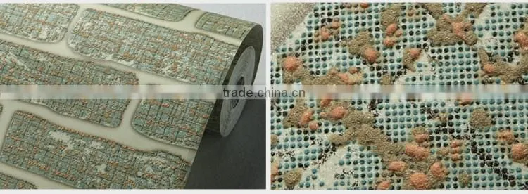 latest 3d brick design decorative wallpaper for restaurant
