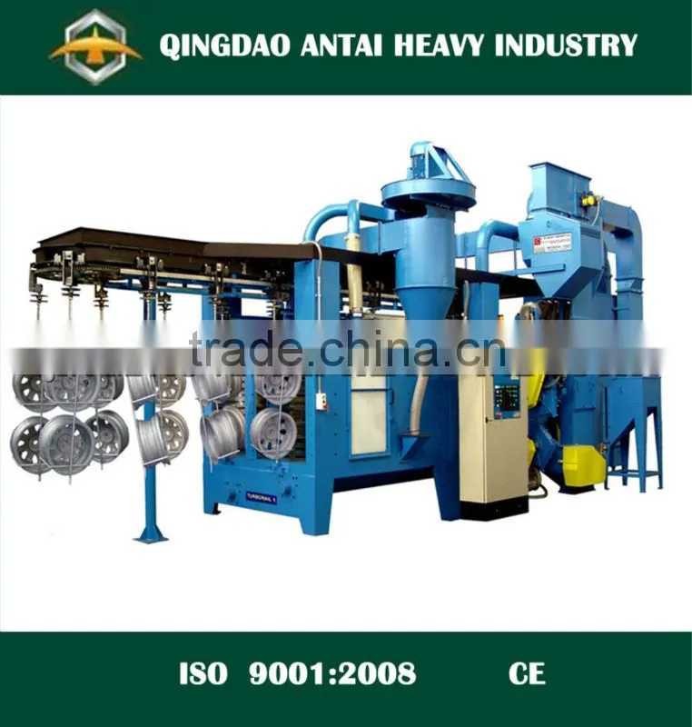 Q38 & Q48 series continuous hanger type shot blasting machine