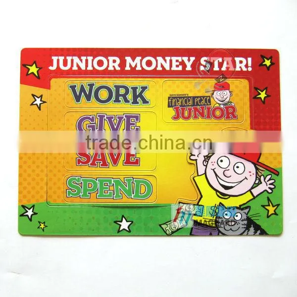 promotion magnetic gift die-cut Qute magnetic refrigerator photo frame