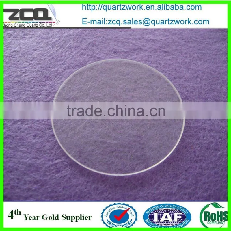 1mm Quartz Glass Wafer Quartz Glass Sheet Quartz Glass Substrate