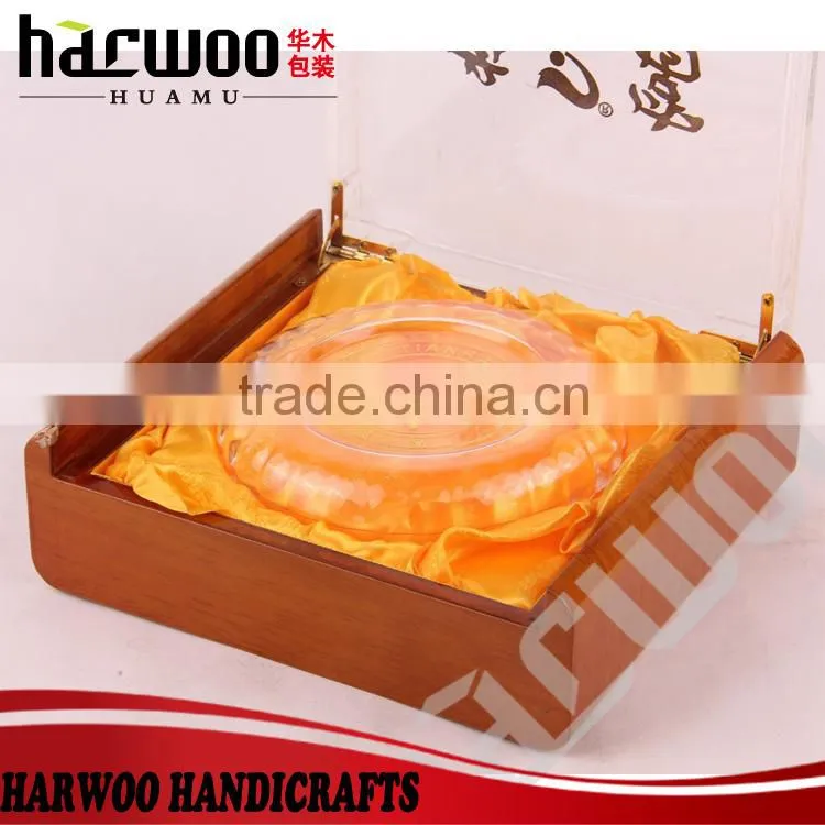 Top quality clear acrylic gift box,clear acrylic wooden box with lid