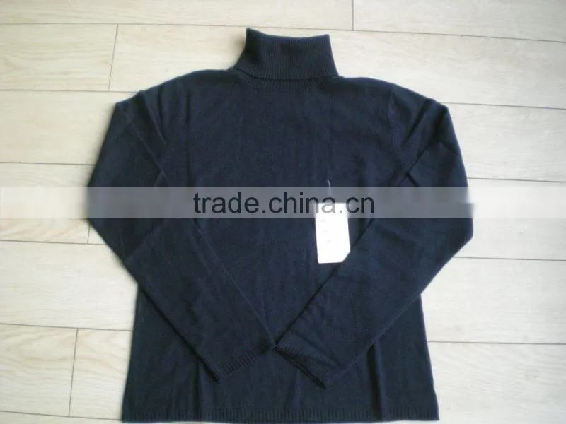 mens collar wool sweater