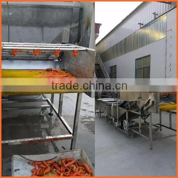 Zhengzhou Thrive brand vegetable carrot process machine/potato washing machine
