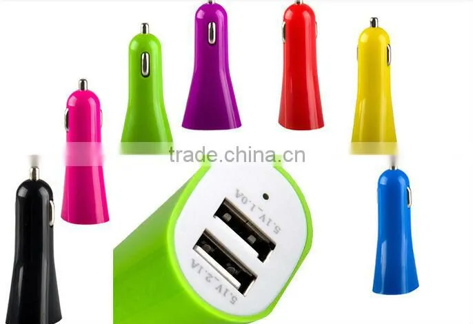Hotsale 2015 Fashion ABS Car 12v Twin Multisocket Cigarette Lighter Adapter - Adjustable