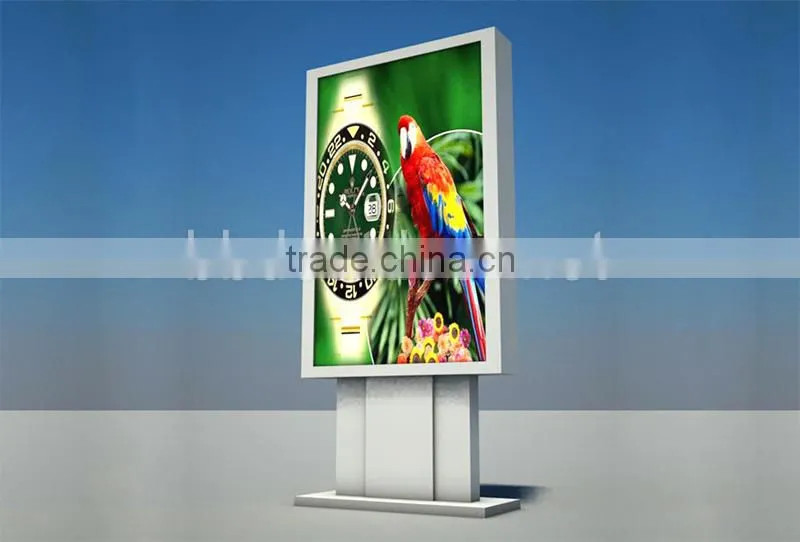 Hot selling most popular stainless steel scrolls billboard