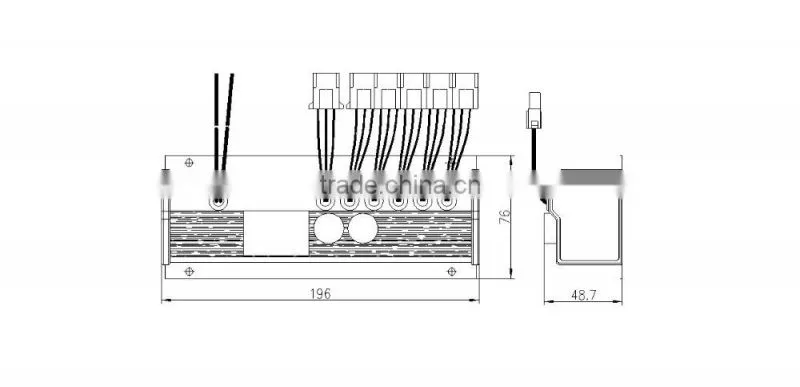 white led strobe light with spiral tubes PS-6