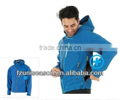 Waterproof green men sportwear for camping