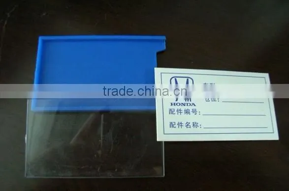 Moveable Magnetic Tag used on Metal Shelf