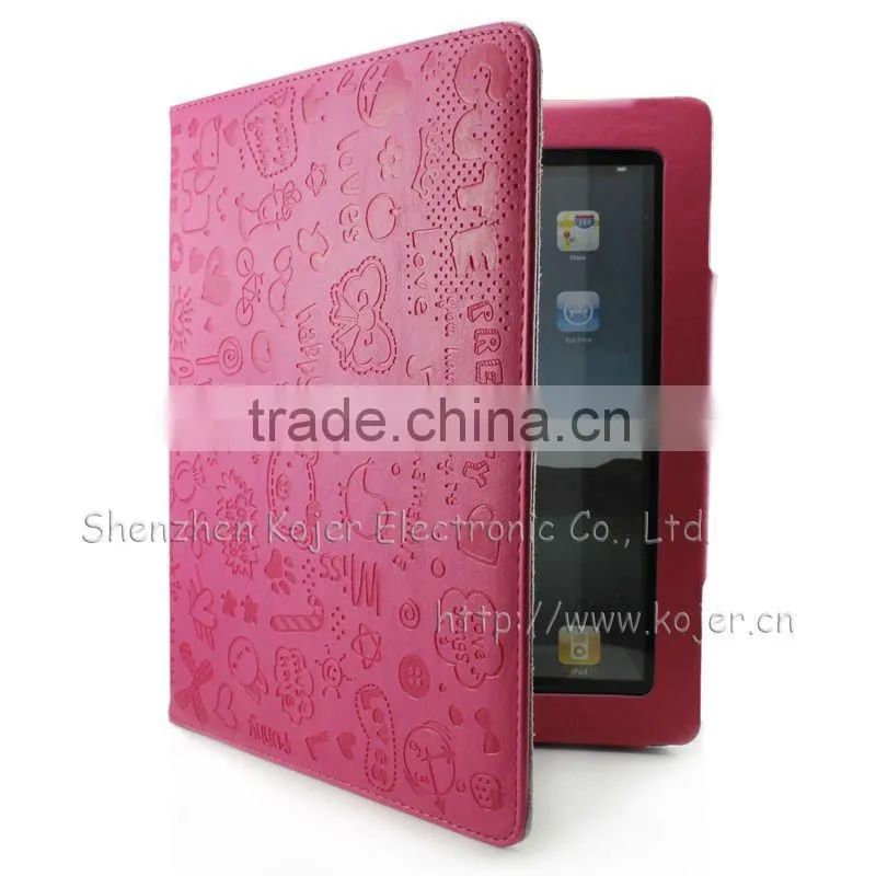 HOT Leather Case for iPad 2