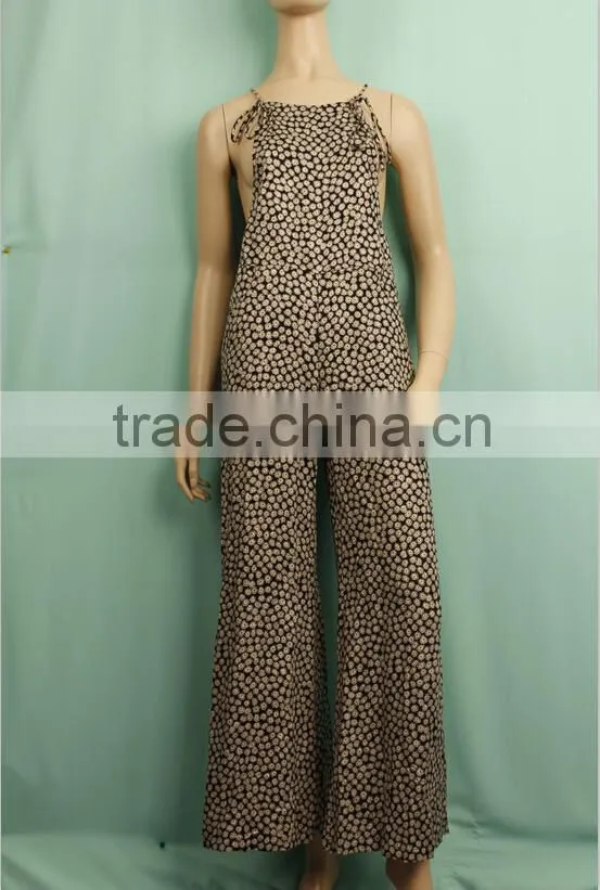 2016 S/S new design backless cut out spaghetti strap jumpsuits pant jumpsuits WP151032934
