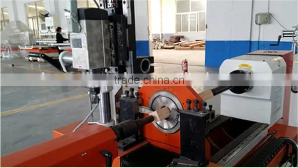 double spindle cnc lathe machine