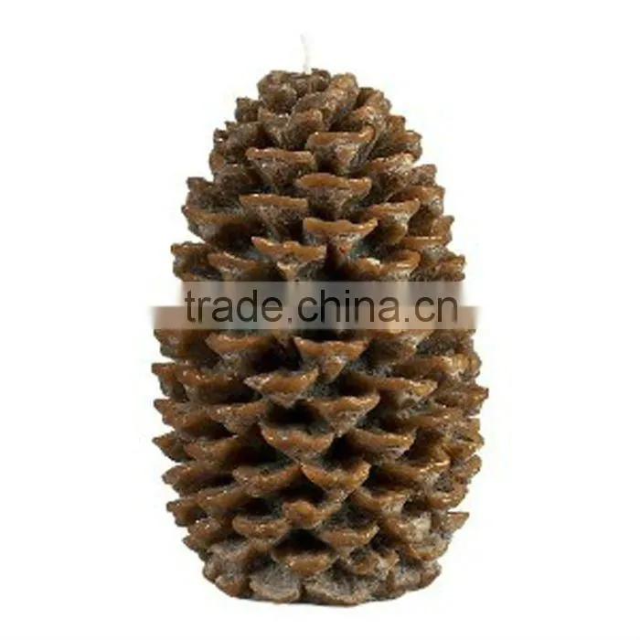 Christmas Pinecone Candle