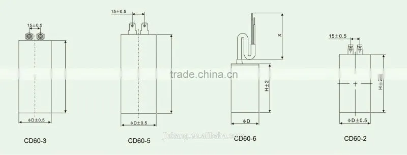 CD series 12uf 250v motor capacitor wholesale from China for sale