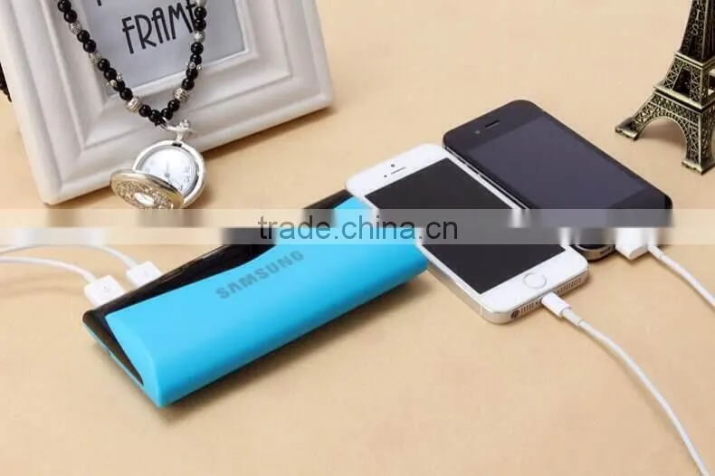 wallet shape dual usb power bank 15600