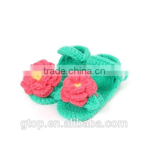 Wholesale Baby Handmade Crochet Shoes Supplier for 1-10 months old S-0030