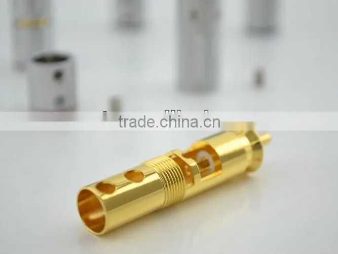 Audiocrast AR-204 High Performance Gold Plated Terminal audio video cable plug
